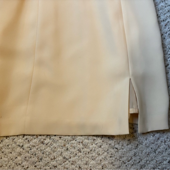 (JACKET AND DRESS) Moda International Yellow Jacket and Dress set Office - Picture 5 of 5